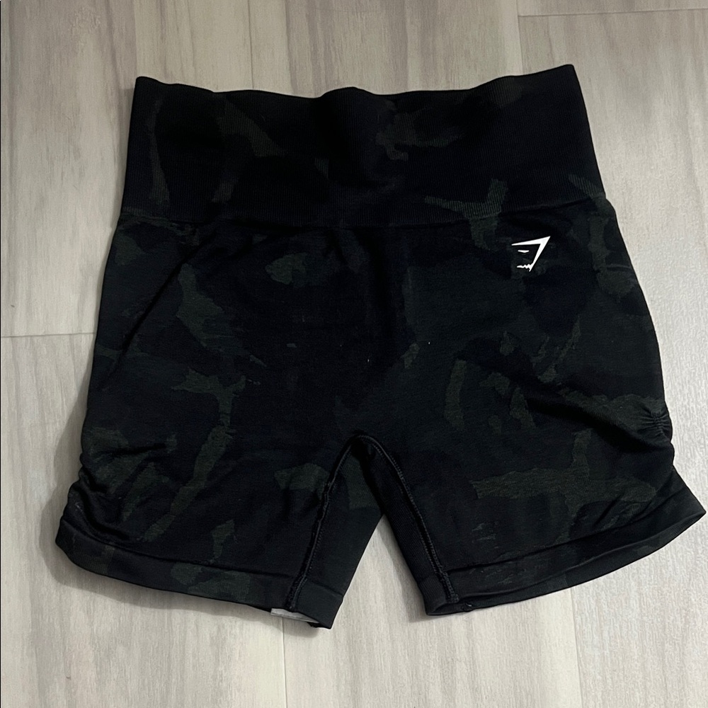 Gymshark Black Camo Adapt Shorts